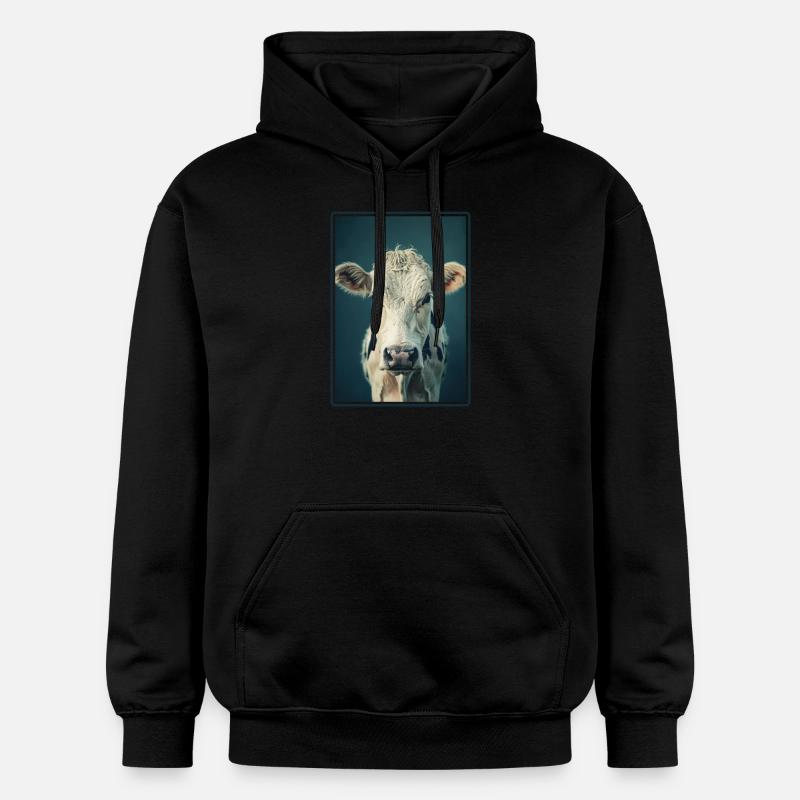 Vaches Vache - Sweat à capuche Softstyle® Gildan Unisexe - noir