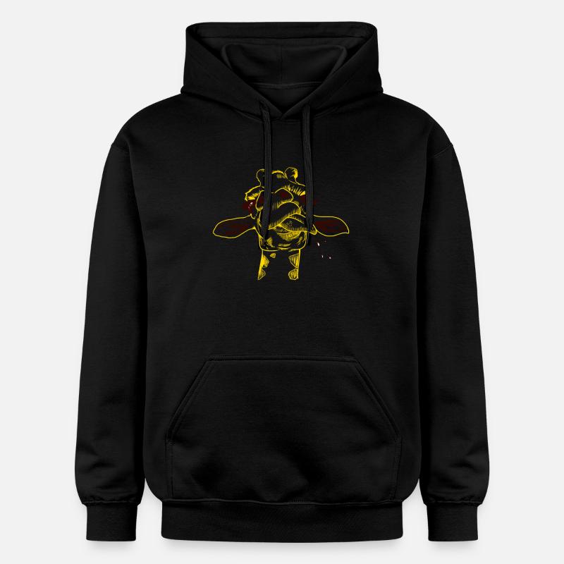 Safari Girafe Girafe - Sweat à capuche Softstyle® Gildan Unisexe - noir