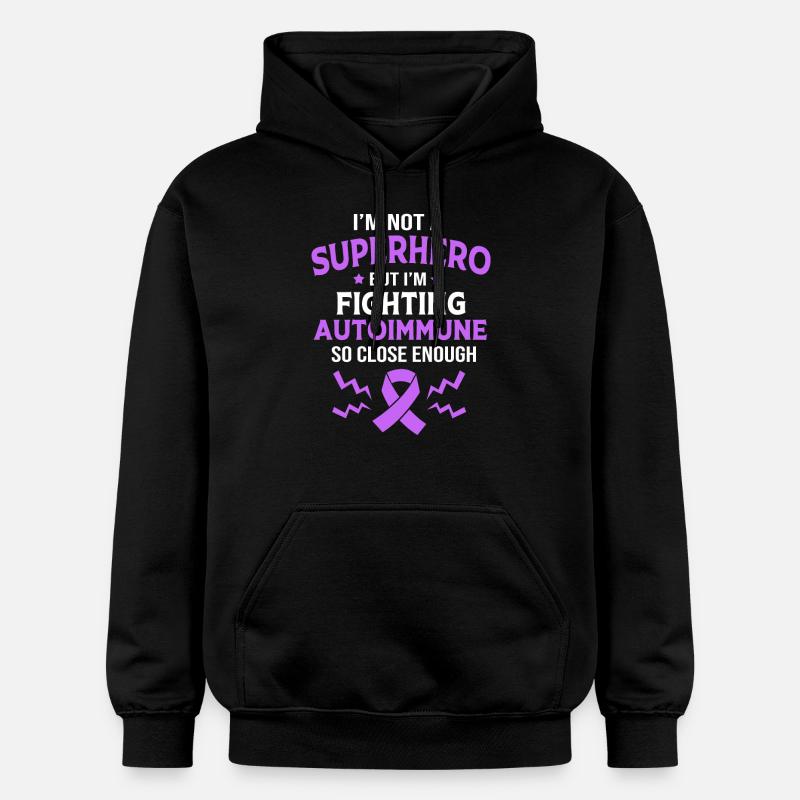 Maladie auto-immune - Sweat à capuche Softstyle® Gildan Unisexe - noir