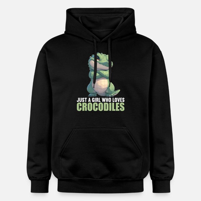 Crocodiles Crocodile - Sweat à capuche Softstyle® Gildan Unisexe - noir