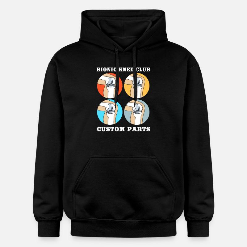 Chirurgie du genou - Sweat à capuche Softstyle® Gildan Unisexe - noir