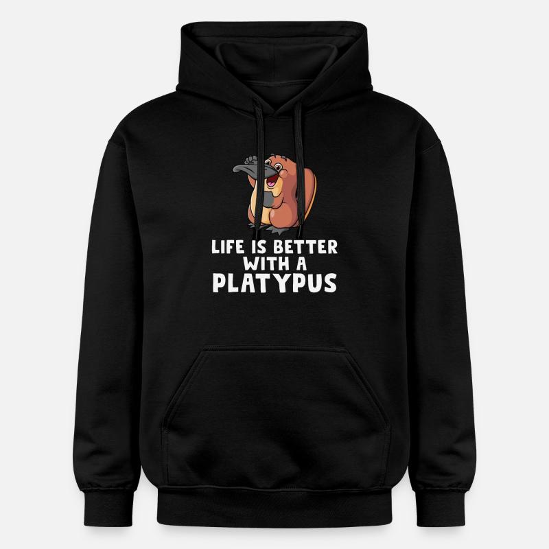 Ornithorynque - Sweat à capuche Softstyle® Gildan Unisexe - noir