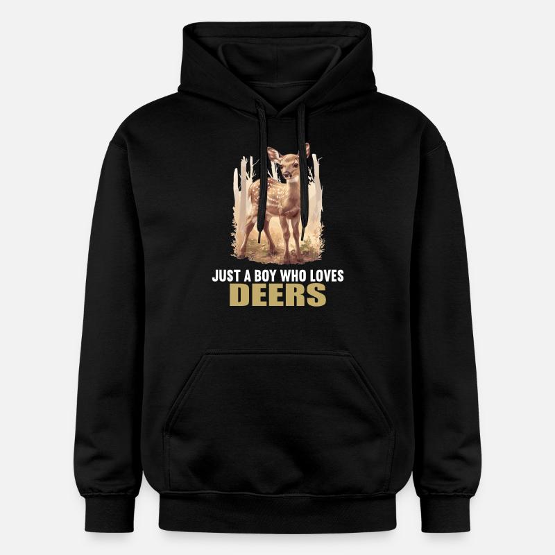 Cerf Cerf - Sweat à capuche Softstyle® Gildan Unisexe - noir