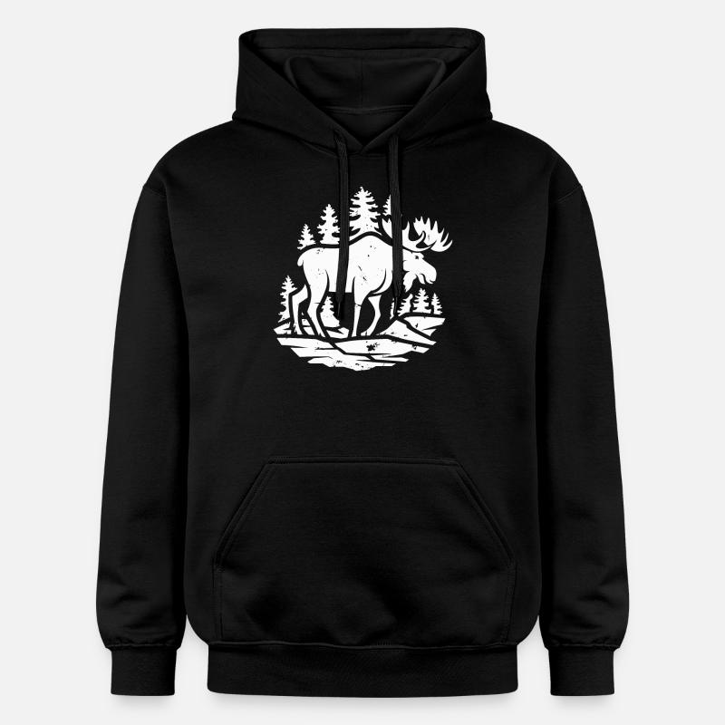 Élan - Sweat à capuche Softstyle® Gildan Unisexe - noir