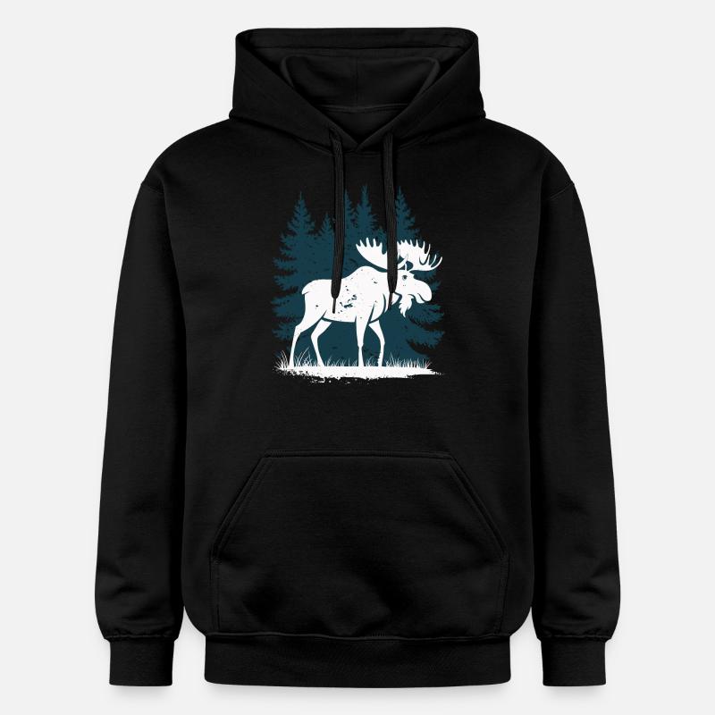 Élan - Sweat à capuche Softstyle® Gildan Unisexe - noir