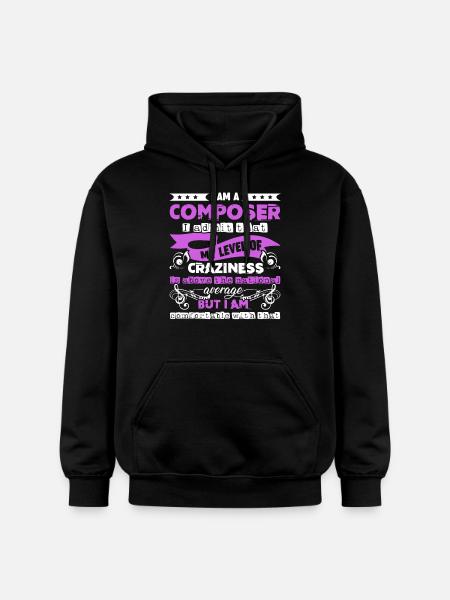 Composer I am A Composer - Gildan Unisex Softstyle® Midweight Hoodie - black