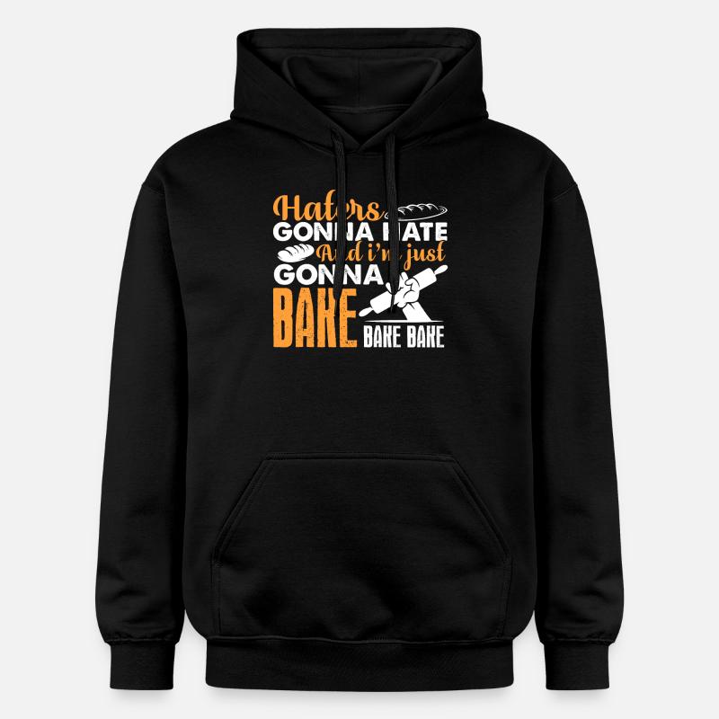 Baking Baker Gonna Bake - Gildan Unisex Softstyle® Midweight Hoodie - black