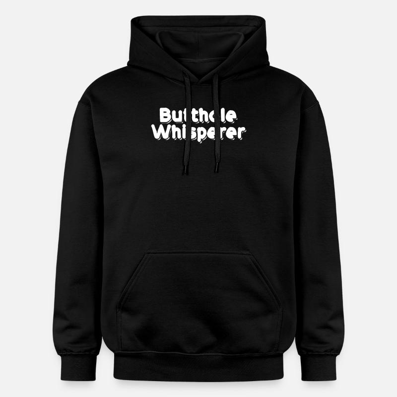 Chuchoteur de trou du cul - Sweat à capuche Softstyle® Gildan Unisexe - noir