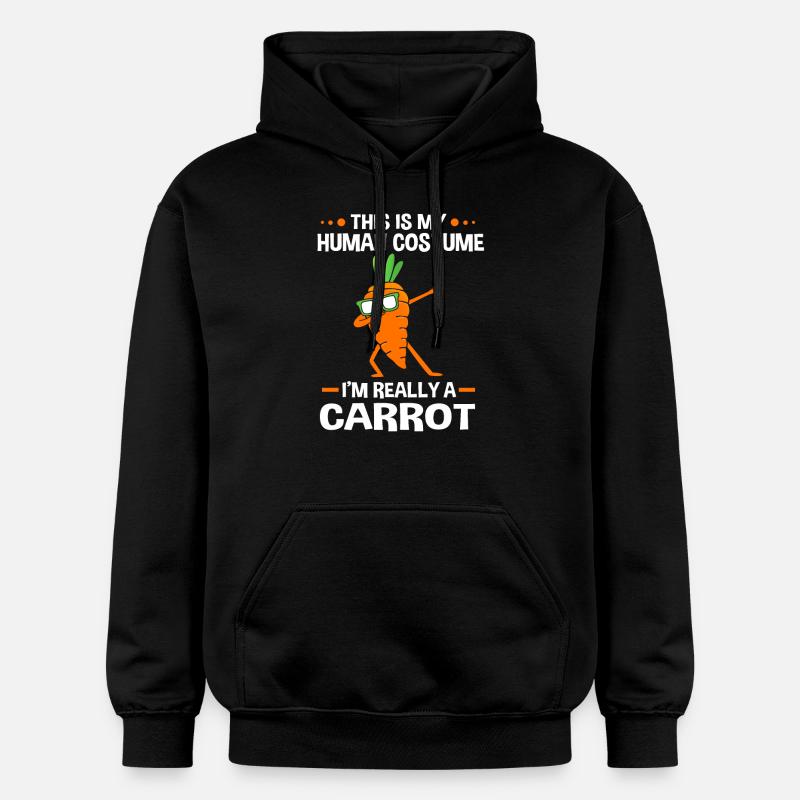 Carottes Légumes - Sweat à capuche Softstyle® Gildan Unisexe - noir
