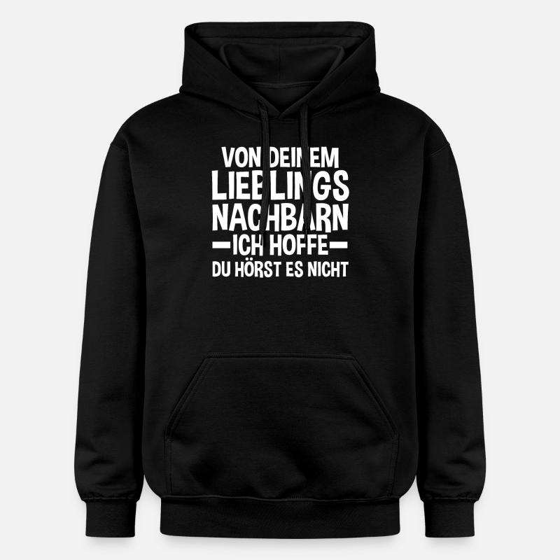 Quartier Meilleur voisin - Sweat à capuche Softstyle® Gildan Unisexe - noir