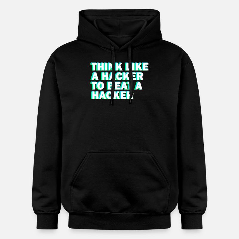 Ethical Hacker Cybersecurity Expertise - Gildan Unisex Softstyle® Midweight Hoodie - black