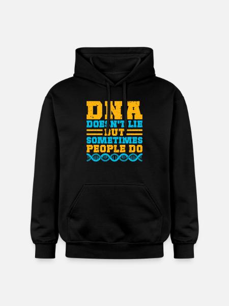 Forensic Science Major DNA Doesn ́t Lie Forensics - Gildan Unisex Softstyle® Midweight Hoodie - black