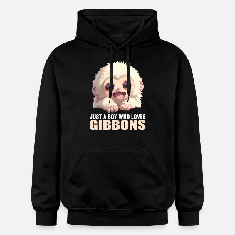 Gibbons Gibbon - Sweat à capuche Softstyle® Gildan Unisexe - noir