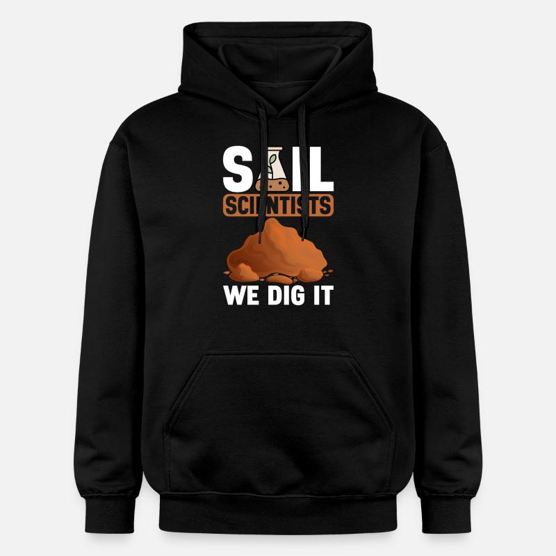 Bodenwissenschaftler Science du sol - Sweat à capuche Softstyle® Gildan Unisexe - noir