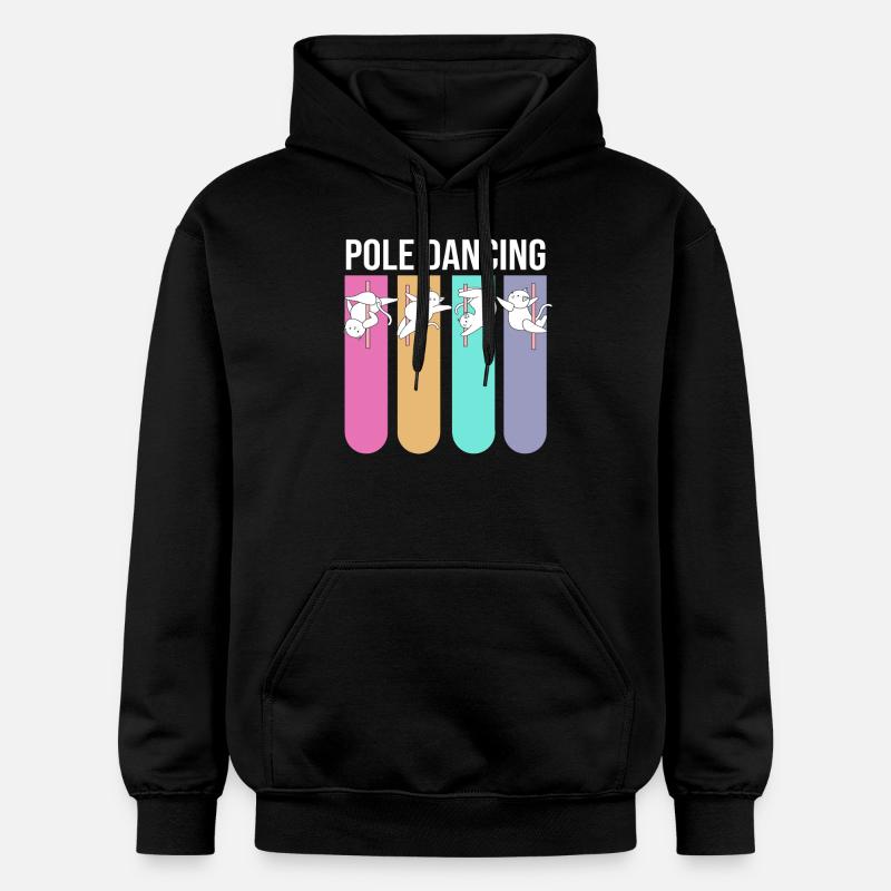 Pole Dance - Sweat à capuche Softstyle® Gildan Unisexe - noir