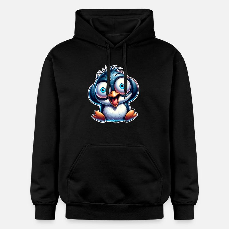 Pingouin fou - Sweat à capuche Softstyle® Gildan Unisexe - noir