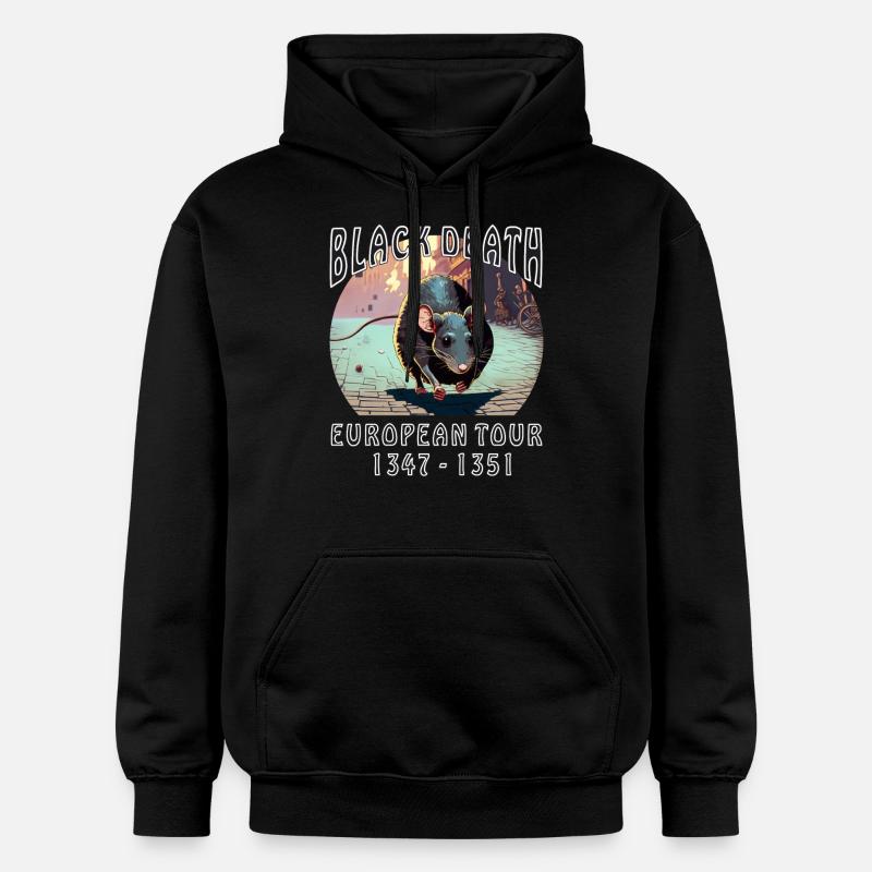 PESTE NOIRE CHEZ LE RAT - Sweat à capuche Softstyle® Gildan Unisexe - noir