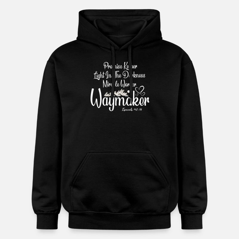 Wegweiser, Versprechenshüter, Wundertäter - Gildan Unisex Softstyle® Midweight Hoodie - Schwarz