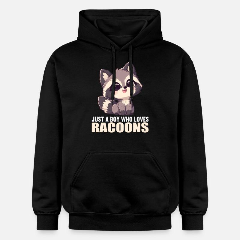 Ratons laveurs Raton laveur - Sweat à capuche Softstyle® Gildan Unisexe - noir