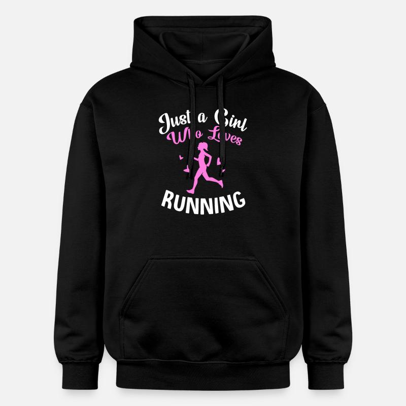 Trail running - Sweat à capuche Softstyle® Gildan Unisexe - noir