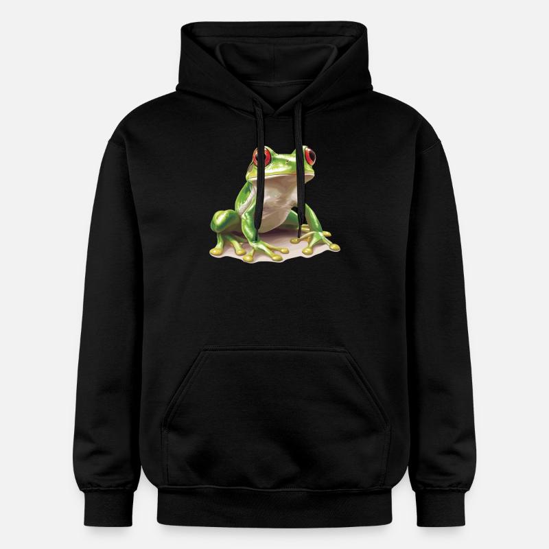 Grenouilles Grenouilles - Sweat à capuche Softstyle® Gildan Unisexe - noir