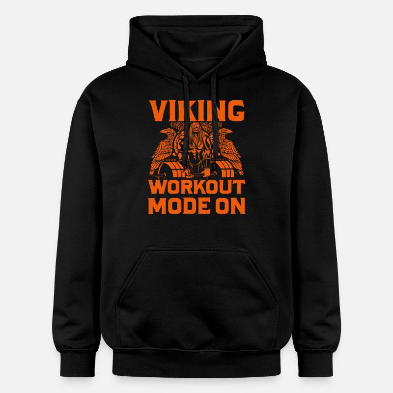 Mode d’entraînement Viking activé - Sweat à capuche Softstyle® Gildan Unisexe - noir