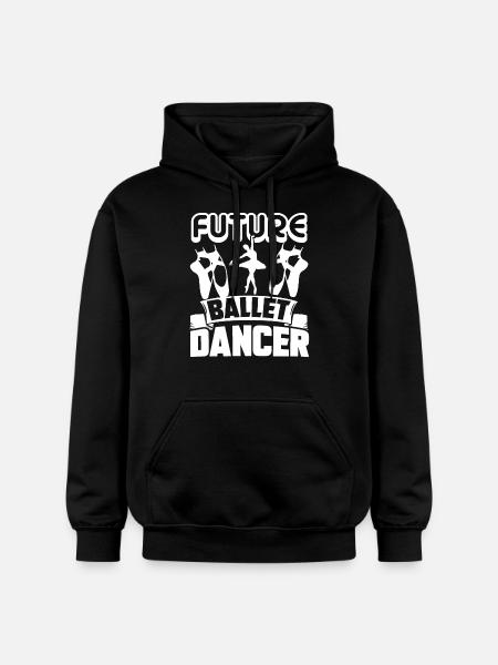 Ballet Dancer Future Ballet Dancer - Gildan Unisex Softstyle® Midweight Hoodie - black