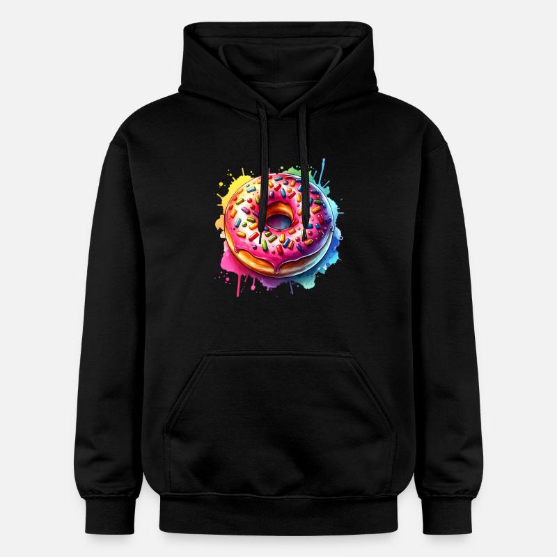 Beignet - Sweat à capuche Softstyle® Gildan Unisexe - noir