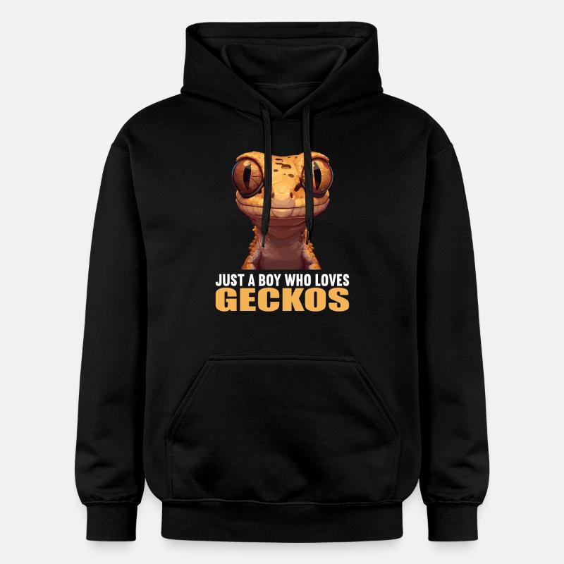 Geckos Geckos - Sweat à capuche Softstyle® Gildan Unisexe - noir