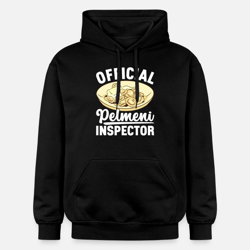 Pelmeni Cuisine russe - Sweat à capuche Softstyle® Gildan Unisexe - noir