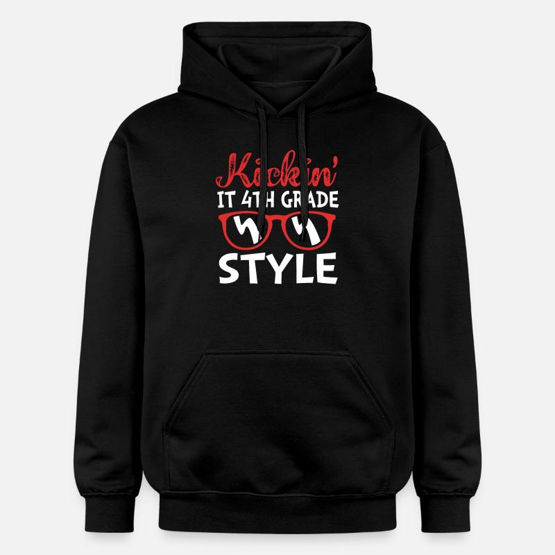 4e année - Sweat à capuche Softstyle® Gildan Unisexe - noir