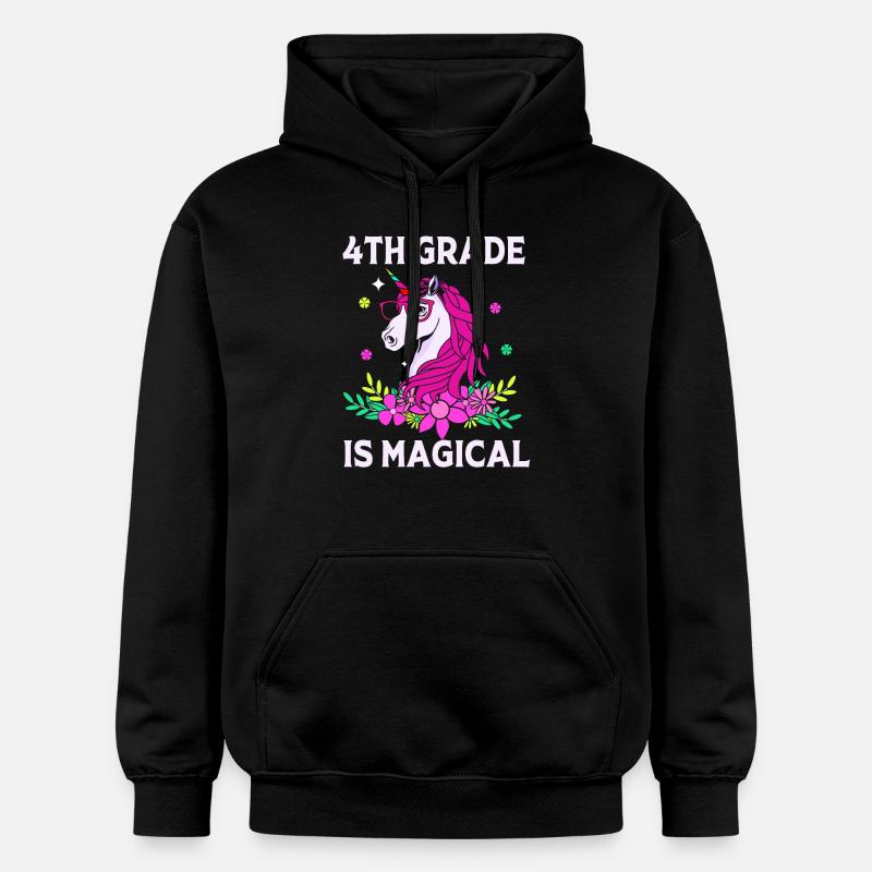 4e année - Sweat à capuche Softstyle® Gildan Unisexe - noir