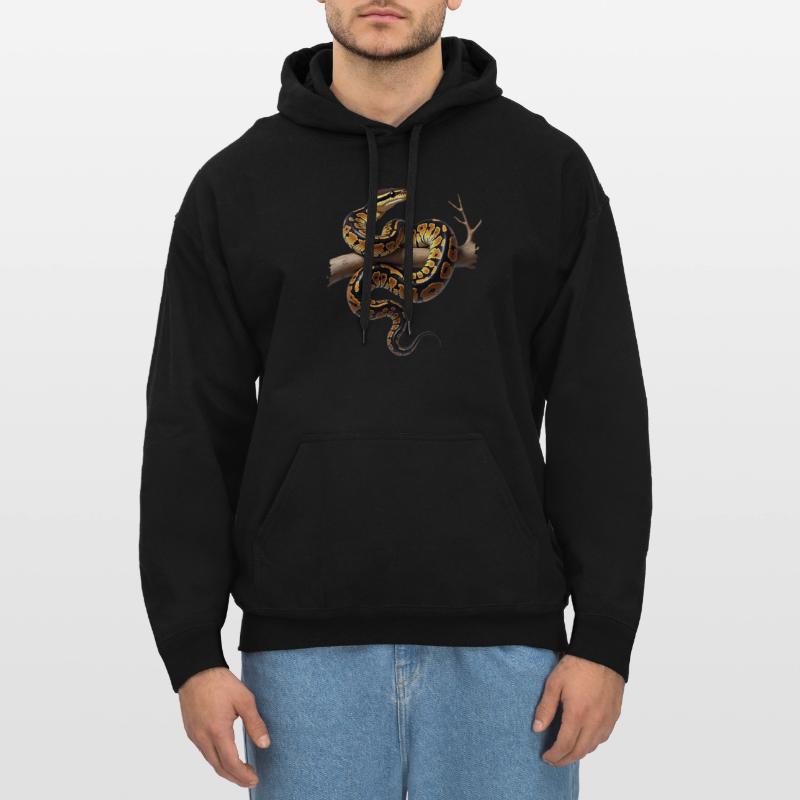 Roi Python Serpents Amoureux Terrarium Python Sweat à capuche Softstyle® Gildan Unisexe