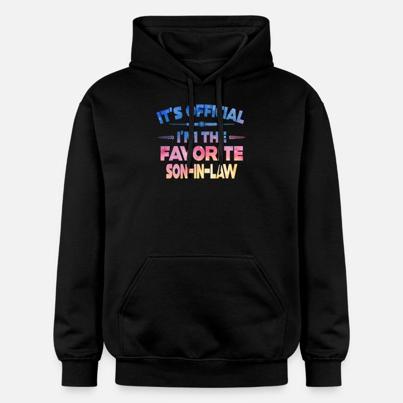 C’est le gendre préféré officiel - Sweat à capuche Softstyle® Gildan Unisexe - noir
