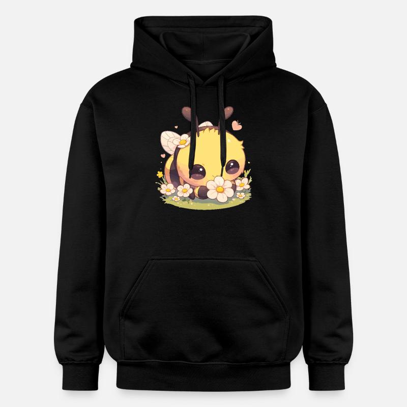 Abeilles Abeille - Sweat à capuche Softstyle® Gildan Unisexe - noir