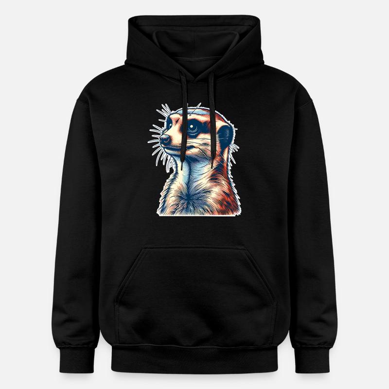 Suricate - Sweat à capuche Softstyle® Gildan Unisexe - noir