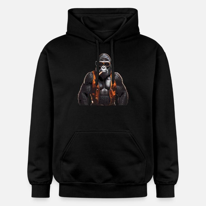 ORILLE DE SINGE - Sweat à capuche Softstyle® Gildan Unisexe - noir