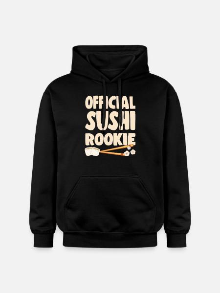 Sushi Lover Official Sushi Rooklie - Gildan Unisex Softstyle® Midweight Hoodie - black