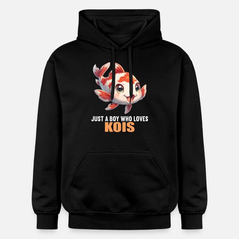 Koi Koi Carpe - Sweat à capuche Softstyle® Gildan Unisexe - noir