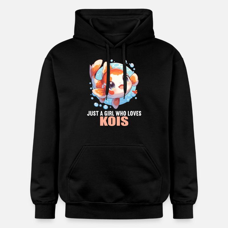 Koi Koi Carpe - Sweat à capuche Softstyle® Gildan Unisexe - noir