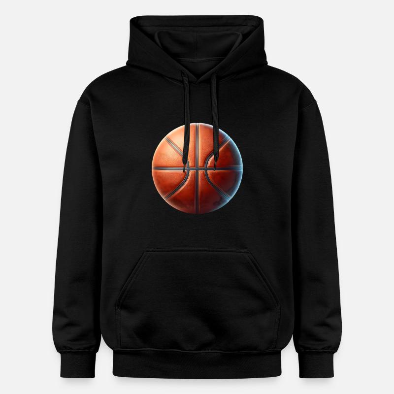 Basket-ball Joueurs de basket-ball - Sweat à capuche Softstyle® Gildan Unisexe - noir