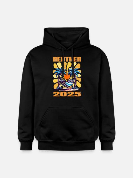 Rentner 2025 - Gildan Unisex Softstyle® Midweight Hoodie - Schwarz