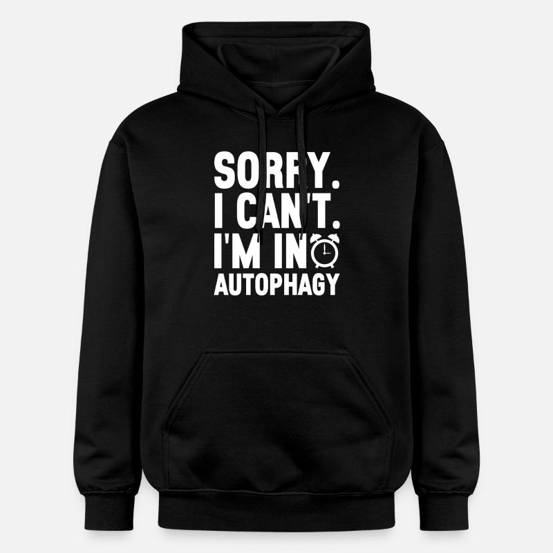 Intermittent fasting Intermittent fasting - Gildan Unisex Softstyle® Midweight Hoodie - black