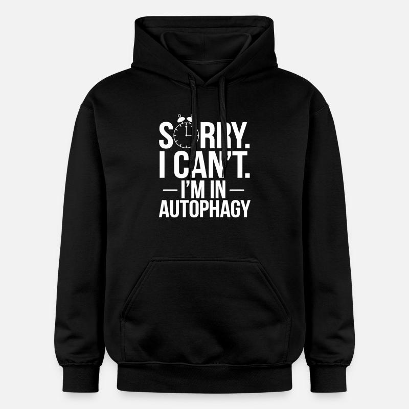Intermittent fasting Intermittent fasting - Gildan Unisex Softstyle® Midweight Hoodie - black