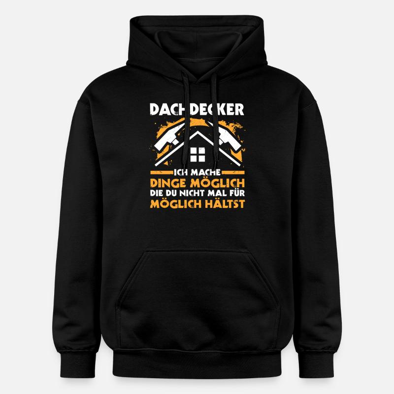 Master Roofer Roofer - Gildan Unisex Softstyle® Midweight Hoodie - black