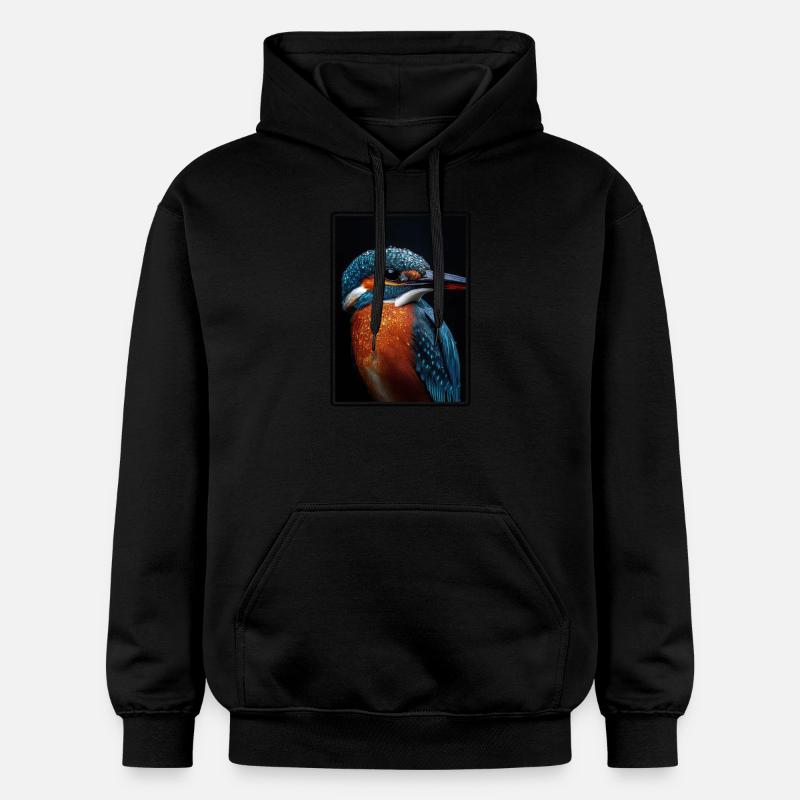 Eisvögel Eisvogel - Gildan Unisex Softstyle® Midweight Hoodie - Schwarz