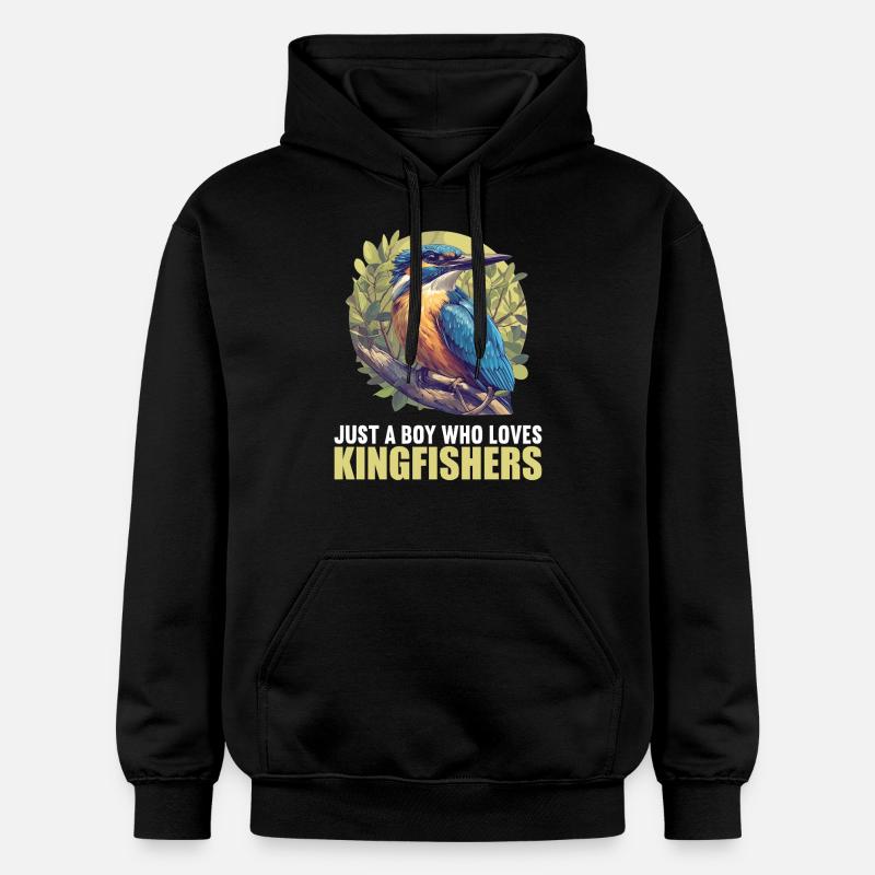 Eisvögel Eisvogel - Gildan Unisex Softstyle® Midweight Hoodie - Schwarz