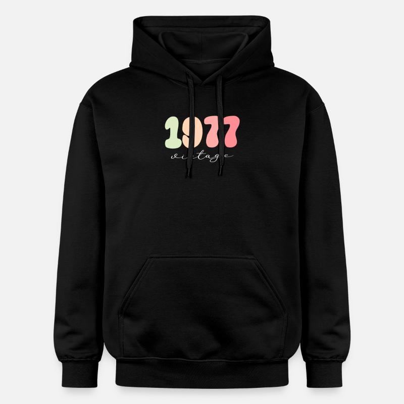 Date de naissance 1977 - Sweat à capuche Softstyle® Gildan Unisexe - noir