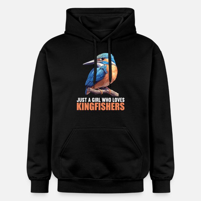 Eisvögel Eisvogel - Gildan Unisex Softstyle® Midweight Hoodie - Schwarz