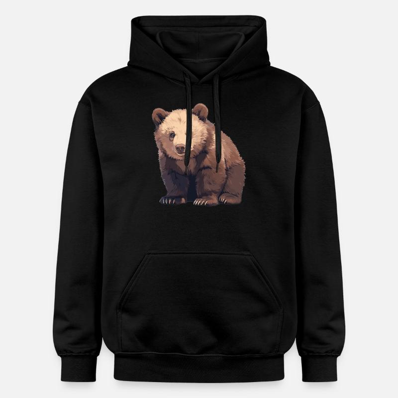 Ours Kodiak Ours Kodiak - Sweat à capuche Softstyle® Gildan Unisexe - noir